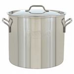 Economy Brew Kettle with Domed Lid 20 Qt Stainless Steel BY1420