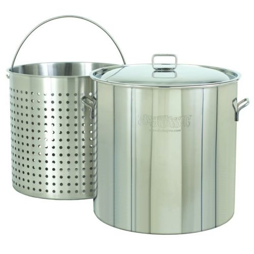 Steam Boil Fry Stockpot - Giant 162 Qt Stainless Steel BY1162